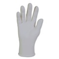 Janitorial Disposable & Single Use Gloves | Ansell 50708 3.5 mil Thick 9.5 in. Long Powder-Free STERLING Nitrile Exam Gloves - Large, Sterling Gray (200/Box) image number 1