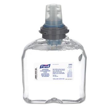 HAND SANITIZERS | PURELL 5392-02 1200 mL Advanced TFX Foam Instant Hand Sanitizer Refill - White