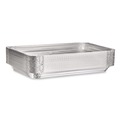 Steam Table Parts | Handi-Foil HFA 402170 12.19 in. x 20.75 in. x 1.63 in. Aluminum Steam Table Pans (50/Carton) image number 2