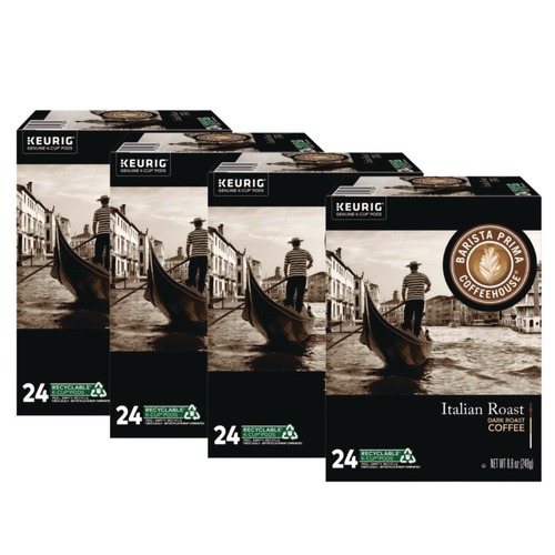 Coffee - Caffeinated | Barista Prima Coffeehouse 5000355673 K-Cups Coffee Pack - Italian Roast (96/Carton) image number 0