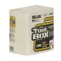 Cleaning Cloths & Wipes | Sellars 660708501003 1-Ply 11.87 x 13 Z400 Quarterfold Wipers - White (12/Carton) image number 2