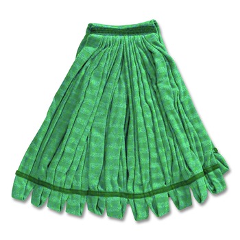 Rubbermaid Commercial FGT81306GR00 1 in. Headband Microfiber Tube Wet Mop - Green