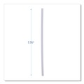 Straws/Stems/Sticks | Boardwalk BWKJSTU775T50 7.75 in. Unwrapped Plastic Jumbo Straws - Translucent (12500/Carton) image number 6