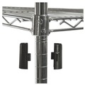 Racks & Shelving | Alera ALESW604818SR 48 in. x 18 in. x 72 in. NSF Certified 4-Shelf Wire Shelving Kit with Casters - Silver image number 2