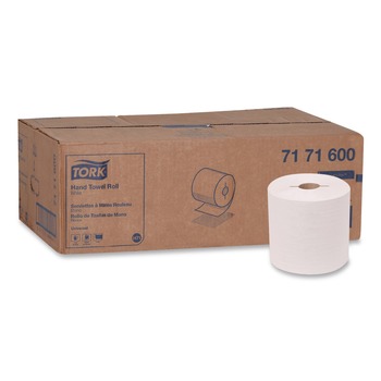 Tork 7171600 7.5 in. x 630 ft. Universal Notched Hand Towel Roll - White (6 Rolls/Carton)