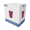 Cups | SOLO OF16BI-0041 16 oz. Paper Bistro Design Hot Drink Cups - Maroon (300/Carton) image number 3