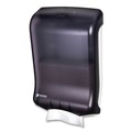 Towel Dispensers | San Jamar T1700TBK 11.75 in. x 6.25 in. x 18 in. Ultrafold Multifold/C-Fold Classic Towel Dispenser - Black Pearl image number 1