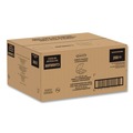 Perforated Roll & Hand Towels | Dart 80FBRHT3 8.65 in. x 7.94 in. x 2.98 in. 3-Compartment ProPlanet Seal Compostable Molded Fiber Hinged Trays - Natural (200/Carton) image number 2