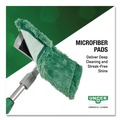 Cleaning Cloths & Wipes | Unger PHW20 6 x 8 Microfiber Washing Pad - Green image number 5