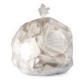 High-Density Trash Bags | Heritage Z8048MN R01 40 in. x 48 in. 11 mic. 45-Gallon High-Density Waste Can Liners - Natural (250/Carton) image number 0