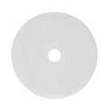 Floor Pads-Cleaning, Buffing & Polishing | Boardwalk BWK4019WHI 19 in. Diameter Polishing Floor Pads - White (5/Carton) image number 1