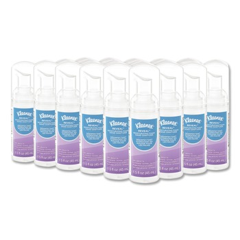 Kleenex 34604 1.5 oz. Pump Bottle Ultra Moisturizing Foam Hand Sanitizer - Unscented (24/Carton)