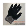 Work & Welding Gloves | Ergodyne 17634 ProFlex 7501 Coated Waterproof Winter Gloves - Large Gray (1-Pair) image number 5