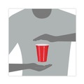 Cups | Dart P16R 16 oz. Plastic Cold Drink Party Cups - Red (50/Pack) image number 5