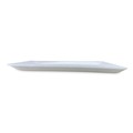 Food Containers & Lids | GEN 9PWH 12.25 in. x 9.25 in. x 0.62 in. #9P Meat Trays - White (200/Carton) image number 3