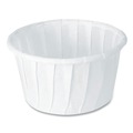 Cups | SOLO 125-2050 1.25 oz. ProPlanet Seal Paper Portion Cups - White (250/Bag, 20 Bags/Carton) image number 3