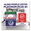 Dishwashing Detergents | Cascade 80798635 Platinum Plus 28.4 oz. Tub ActionPacs Dishwasher Detergent Pods - Fresh Scent (3/Carton) image number 8