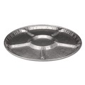 Food Trays & Liners | Handi-Foil HFA 4018100 18 in. x 0.94 in. 6-Compartment Aluminum Lazy Susan (25/Carton) image number 0