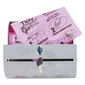 Feminine Care Dispenser Liners | Tidy Girl TGUDPV2 Plastic Feminine Hygiene Disposal Bag Dispenser - Gray image number 4