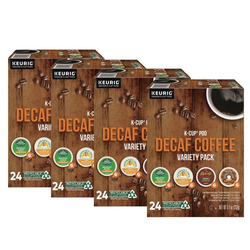Coffee - Decaffeinated | Green Mountain Coffee 5000374162 Decaf Variety Coffee K-Cups - Assorted Flavors (96/Carton) image number 0