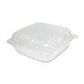 Food Containers & Lids | Dart C95PST1 ClearSeal 9.3 in. x 8.8 in. x 3 in. Hinged-Lid Plastic Containers - Clear (200/Carton) image number 0