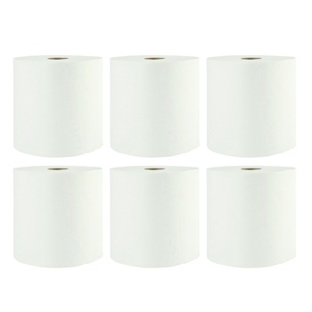 Boardwalk BWK35XTRA 8 in. x 800 ft. 1-Ply Xtra Roll Towels - White (6/Carton)