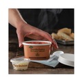 Food Containers & Lids | Pactiv Corp. PHSC8ECDI EarthChoice 3 x 3 x 3 8 oz Paper Compostable Soup Cup - Brown (500/Carton) image number 4
