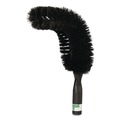 Brushes | Unger PIPE0 StarDuster 7.5 in. Pipe Brush - Green Polypropylene Bristles/Black Plastic Handle image number 2