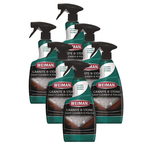 Industrial Cleaning Products | WEIMAN 109 24 oz Spray Bottle Granite Cleaner and Polish - Citrus Scent (6/Carton) image number 0