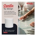 Perforated Roll & Hand Towels | WypAll 05820 L30 Center-Pull Roll 9.8 in. x 15.2 in. Towels - White (300/Roll, 2 Rolls/Carton) image number 4