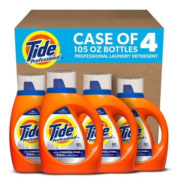 LAUNDRY DETERGENTS | Tide Professional 80782106 105 oz Commercial HE Liquid Laundry Detergent (4/Carton)