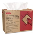 Cleaning Cloths & Wipes | Cascades PRO W201 9.25 in. x 12.5 in. 4-Ply Tuff-Job Scrim Reinforced Wipers - White (10 Boxes/Carton) image number 1
