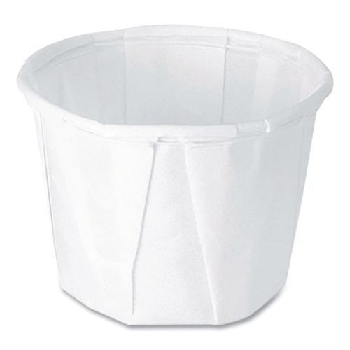 Cups | SOLO 050-2050 ProPlanet Seal 0.5 oz. Paper Portion Cups - White (250/Bag, 20 Bags/Carton) image number 0