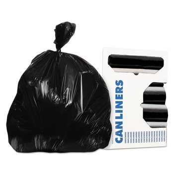  | AccuFit H7450TK R01 37 in. x 50 in. 0.9 mil 44 Gallon Linear Low Density Can Liners with AccuFit Sizing - Black (20 Bags/Roll, 5 Rolls/Carton)