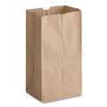 Grocery Bags | Ross & Wallace Paper Products 100325500PK/BL 8.25 in. x 5.38 in. x 18 in. #25 Size Grocery Paper Bags - Kraft (500/Bundle) image number 1
