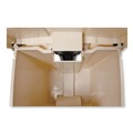 Indoor Waste Receptacles | Rubbermaid Commercial FG614400BEIG 12 Gallon Indoor Utility Step-On Plastic Waste Container - Beige image number 8