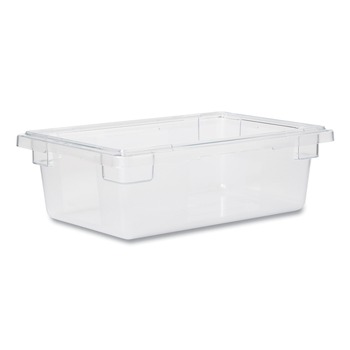 Rubbermaid Commercial FG330900CLR 3.5 Gallon Capacity 18 in. x 12 in. x 6 in. Food Tote Box - Clear