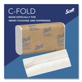 Perforated Roll & Hand Towels | Scott 01510 10.13 in. x 13.15 in. 1-Ply Essential C-Fold Towels - White (12 Packs/Carton) image number 7