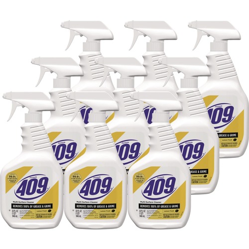 Disinfecting & Cleaning Solutions | Formula 409 30954 32 oz. Spray Bottle Multi-Surface Cleaner - Lemon (9/Carton) image number 0