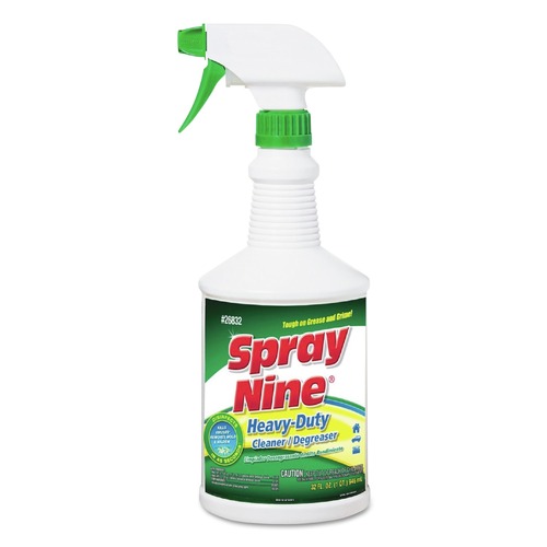 Industrial Cleaning Products | Spray Nine 26832 32 oz. Trigger Spray Bottle Heavy Duty Cleaner/Degreaser/Disinfectant - Citrus Scent image number 0