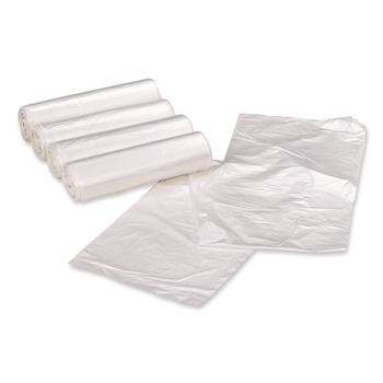 Earthsense Commercial 1507733 40 in. x 46 in. 45-Gallon 1.5 mil. Linear Low Density Clear Recycled Can Liners - Clear (100/Carton)