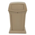 Outdoor Waste Receptacles | Rubbermaid Commercial FG917188BEIG Ranger 45-Gallon Fire-Safe Structural Foam Container - Beige image number 0
