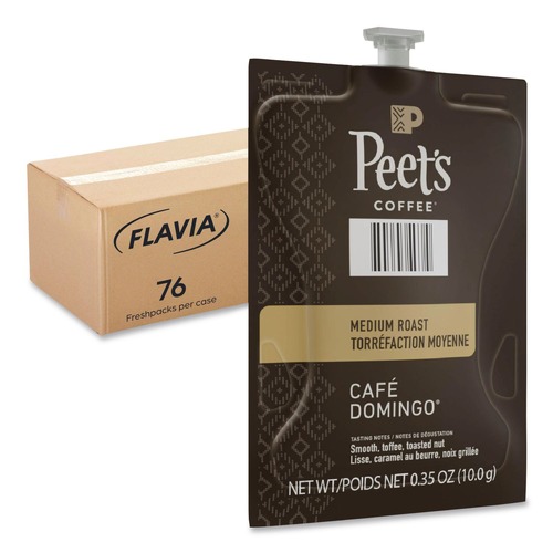 Coffee - Caffeinated | FLAVIA 48035 Peet's Coffee Freshpack - Cafe Domingo (76/Carton) image number 0