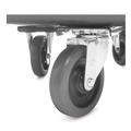 Carts & Trucks | Rubbermaid Commercial FG461400BLA 500 lbs. Capacity 105 Gallon Plastic Cube Truck - Black image number 4