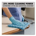 Cleaning Cloths & Wipes | Rubbermaid Commercial FGQ62000BL00 HYGEN 16 in. x 16 in. Microfiber Cleaning Cloths - Blue (12/Carton) image number 5