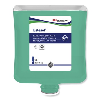 SC Johnson HAB2LT 2 L Estesol Hand, Hair and Body Cleaner Manual Cartridge - Rainforest Scent (4/Carton)