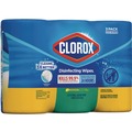 Cleaning Cloths & Wipes | Clorox 30208 7 in. x 8 in. 1-Ply Disinfecting Wipes - White Fresh Scent/Citrus Blend (4 Packs/Carton) image number 2