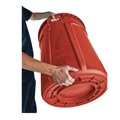 Indoor Waste Receptacles | Rubbermaid Commercial FG263200RED 32 gal. Plastic Vented Round Brute Container - Red image number 1