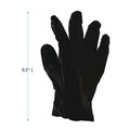Food Service Disposable & Single Use Gloves | Boardwalk 396XXLBXA 396 Series 9.5 in. Long 4.4 mil. Thick Powder-Free Disposable General-Purpose Nitrile Gloves - XX-Large Black (100/Box) image number 2