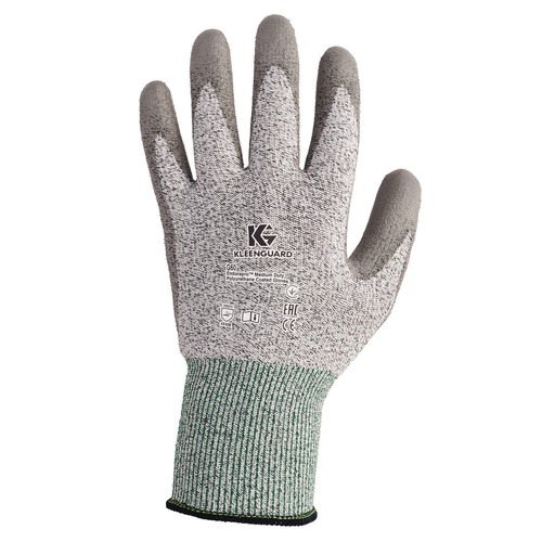 Food Service Disposable & Single Use Gloves | Ansell KCC13825 EN388: 4X42B 9 in. Long G60 Level 3 Economy Cut Resistant Gloves - Large (Size 9), Gray/Marled Gray (12 Pairs/Carton) image number 0